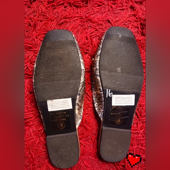 Atalina Slip on Rhinestone Sequin Flats Shoes Women's Size 8 (true size 6-7) - Picture 7 of 10